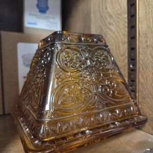 Amber Glass Decorative Lamp Shade